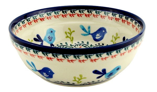 Polish Pottery Cereal & Salad Bowl 6.5