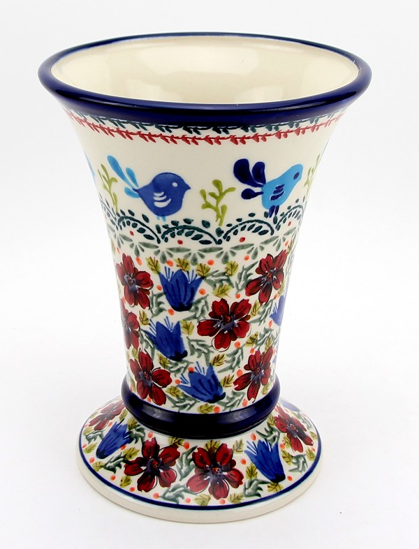 Polish Pottery Vase 7.5