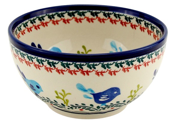 Polish Pottery Cereal & Ice Cream Bowl 5.375