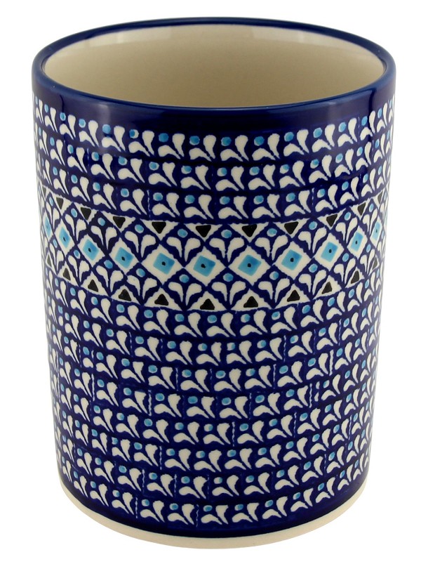 Polish Pottery Utensil Holder Crock 7