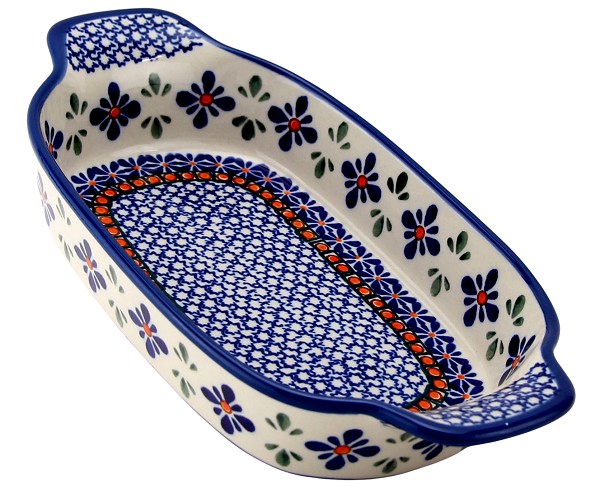 Polish Pottery Rectangular Serving Dish 10
