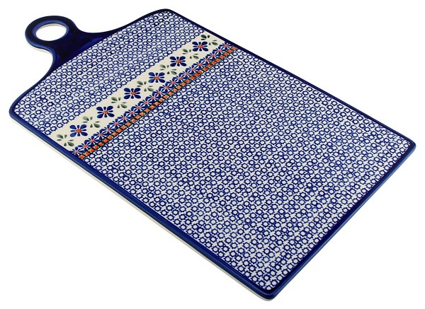 Polish Pottery Cheese & Charcuterie Serving Board 17.75