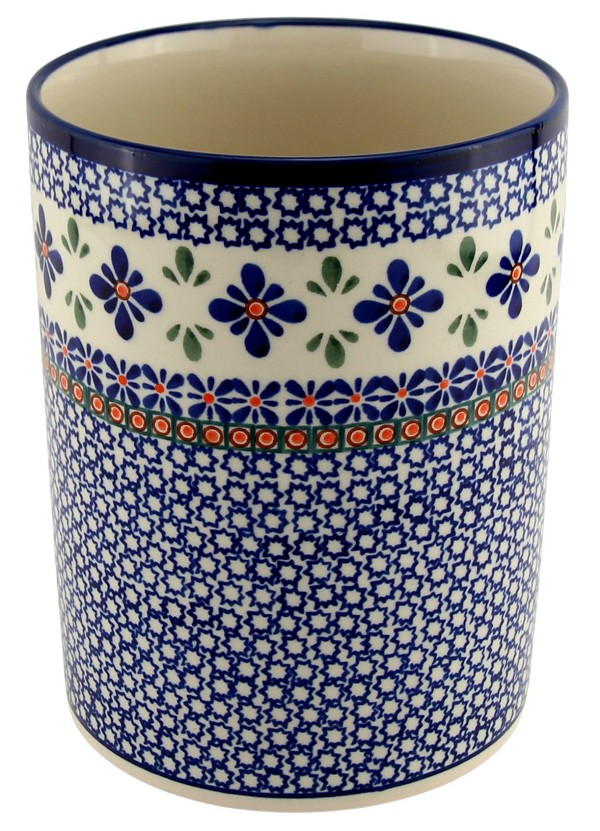 Polish Pottery Utensil Holder Crock 7