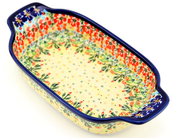 Polish Pottery Rectangular Serving Dish 10