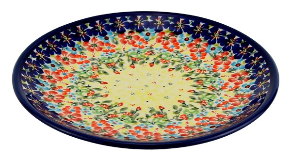 Polish Pottery Salad & Dessert Plate 7.5
