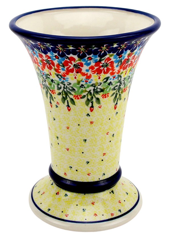 Polish Pottery Vase 7.5