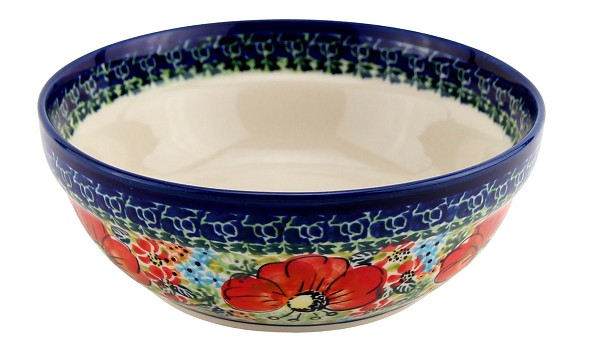 Polish Pottery Cereal & Salad Bowl 6.5