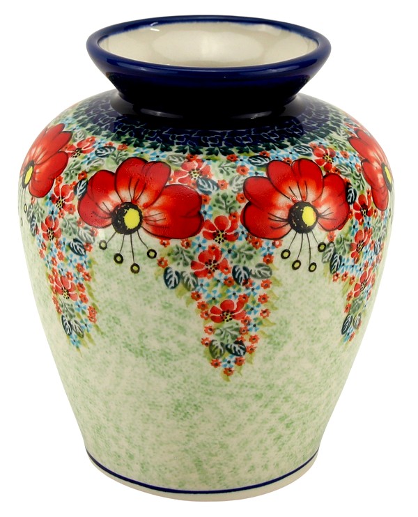Polish Pottery Vase 7.75