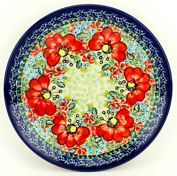 Polish Pottery Salad & Dessert Plate 7.5