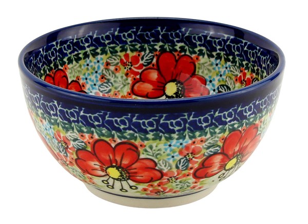 Polish Pottery Cereal & Ice Cream Bowl 5.375
