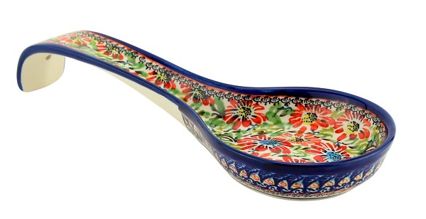 Polish Pottery Large Spoon Rest 12