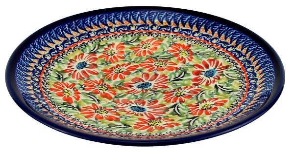 Polish Pottery Salad & Dessert Plate 7.5