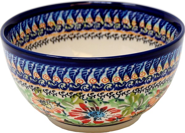 Polish Pottery Cereal & Ice Cream Bowl 5.375