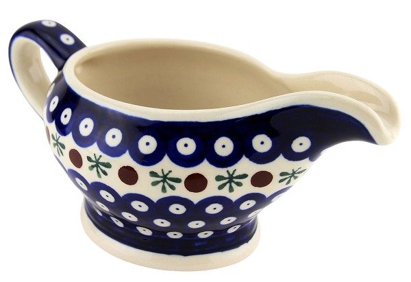 Polish Pottery Gravy Boat 16 oz, Nature | Boleslawiec