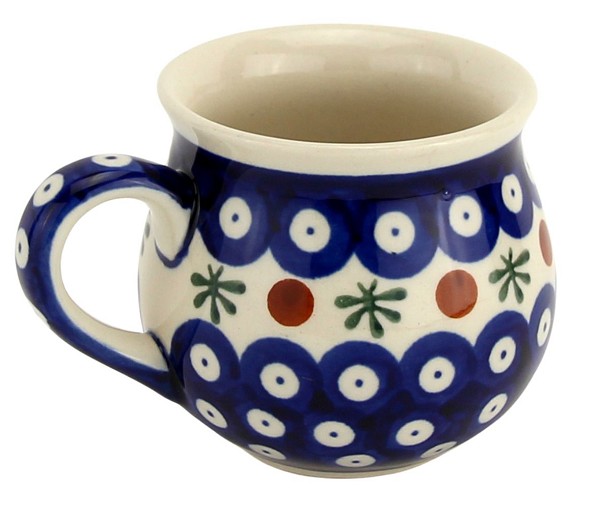 Polish Pottery Coffee Mug 8 oz, Nature | Boleslawiec