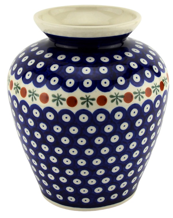 Polish Pottery Vase 7.75
