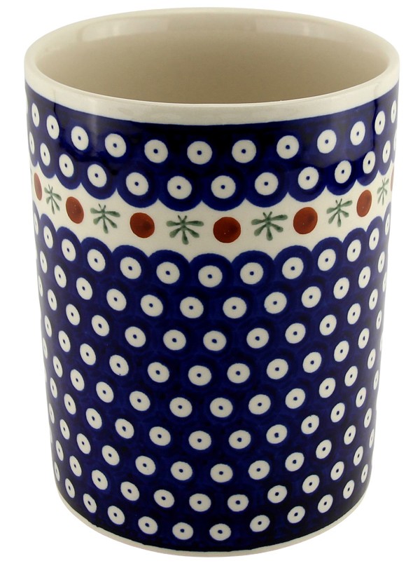 Polish Pottery Utensil Holder Crock 7