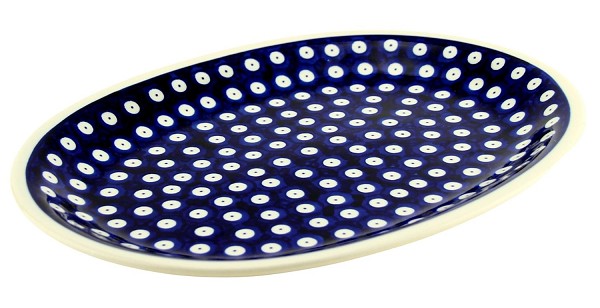 Polish Pottery Oval Platter 11.5