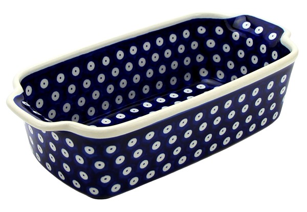 Polish Pottery Loaf Baker with Handles 9