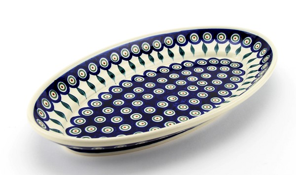 Polish Pottery Oval Platter 14.25