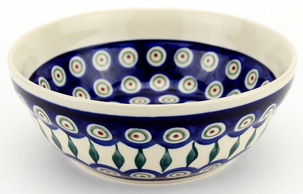 Polish Pottery Cereal & Salad Bowl 6.5
