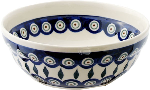 Polish Pottery Cereal & Salad Bowl 6.5