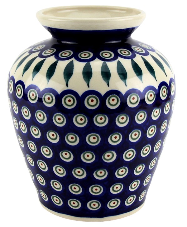 Polish Pottery Vase 7.75