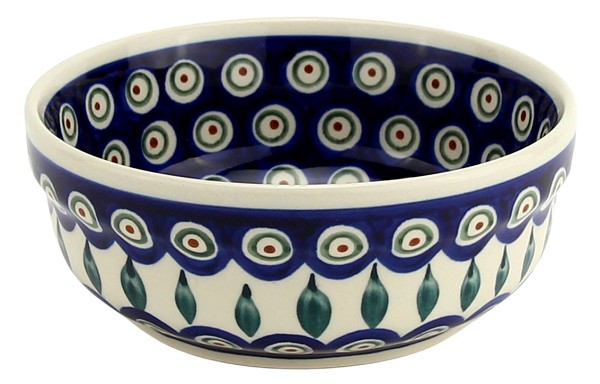 Polish Pottery Cereal & Salad Bowl 6