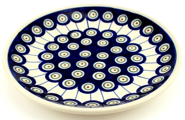 Polish Pottery 7.5” Salad & Dessert Plate – Handmade Stoneware by Zaklady Boleslawiec