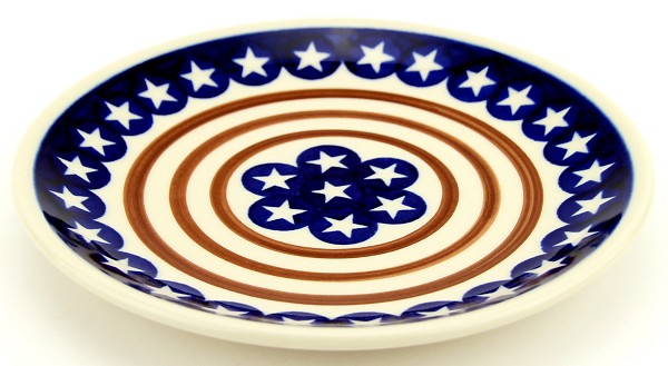 Polish Pottery Salad & Dessert Plate 7.5