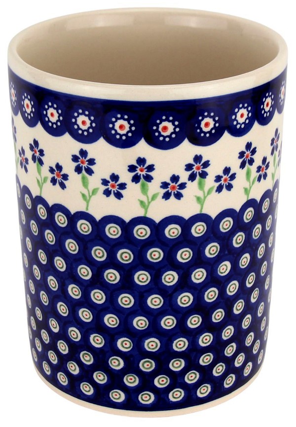 Polish Pottery Utensil Holder Crock 7