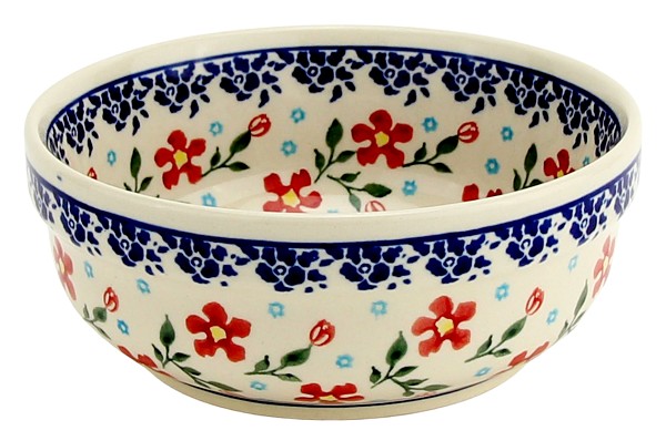 Polish Pottery 6” Cereal & Salad Bowl – Handmade Stoneware by Zaklady Boleslawiec