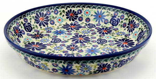 Polish Pottery Pie & Quiche Dish 9.75