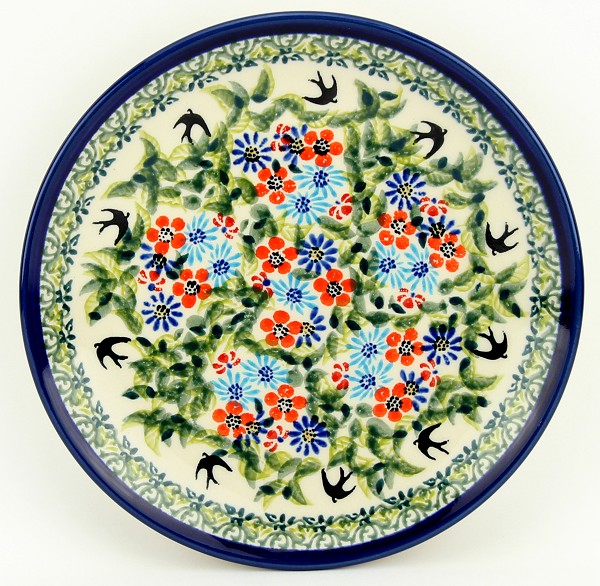 Polish Pottery Salad & Dessert Plate 7.5