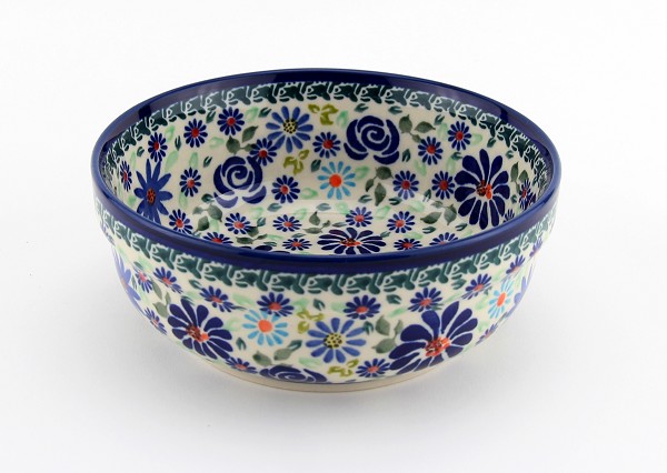 Polish Pottery Cereal & Salad Bowl 6