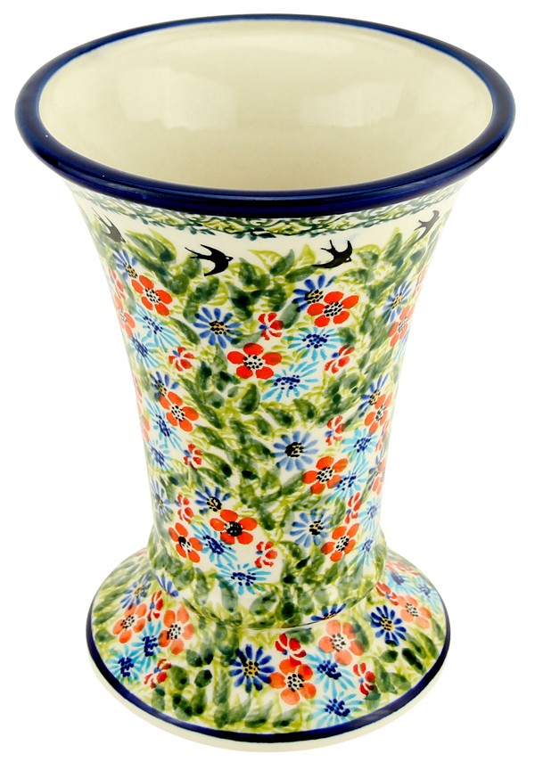 Polish Pottery Vase 7.5