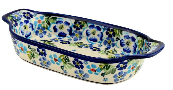 Polish Pottery Rectangular Serving Dish 10