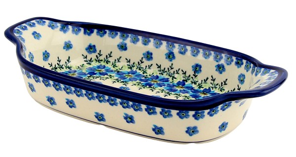 Polish Pottery Rectangular Serving Dish 10