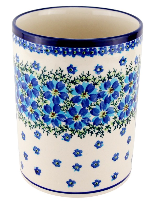 Polish Pottery Utensil Holder Crock 7