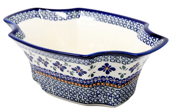 Polish Pottery Serving Bowl - Handmade by Zaklady Boleslawiec -  10 ¾